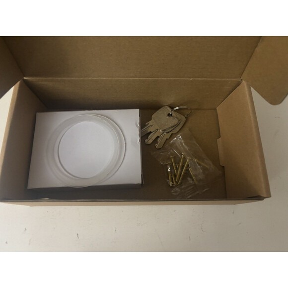 Leydebong Pack of 2 Gold Pocket Door Lock with Keys Square Pocket Door Hardware - Picture 14 of 16